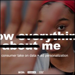 Consumer take on data and ad personalization